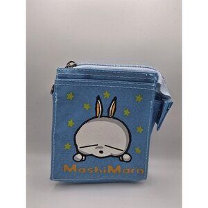 Mashi Maro Mashimaro Anime Japan Blue Coin/ Card Pouch Blue